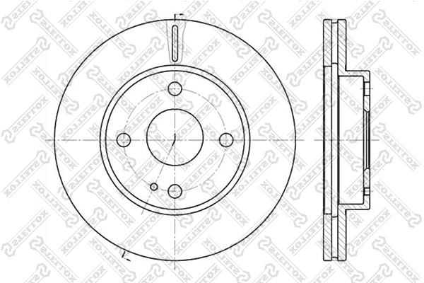 STELLOX 6020-3232V-SX - Тормозные диски