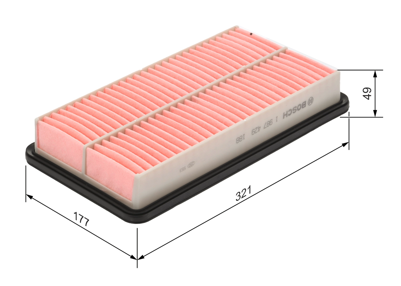 BOSCH 1 987 429 188 - Воздушный фильтр