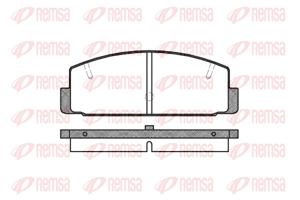 REMSA 0179.20 - Тормозные колодки 
