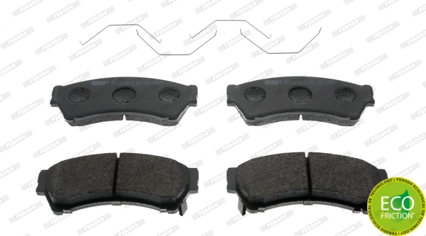 FERODO FDB4062 - Комплект тормозных колодок, дисковый тормоз PREMIER ECO FRICTION