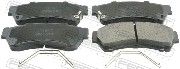 FEBEST 0501-GHF - Тормозные колодки 