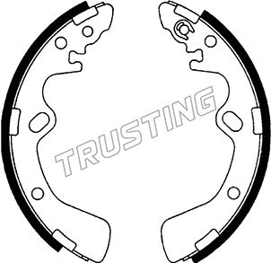 TRUSTING 049.136 - Барабанные колодки