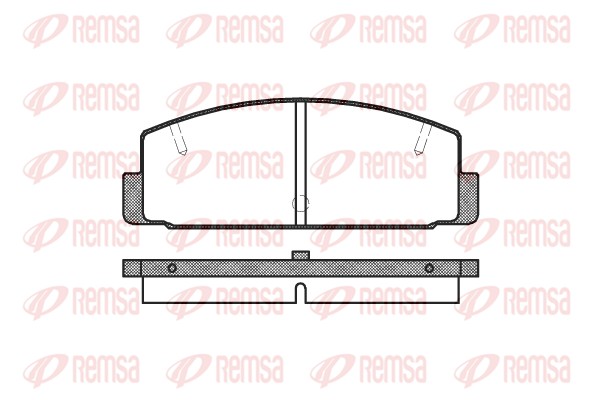 REMSA 0179.10 - Тормозные колодки 