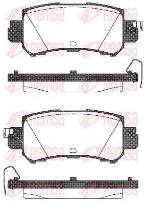 REMSA 1507.00 - Тормозные колодки 