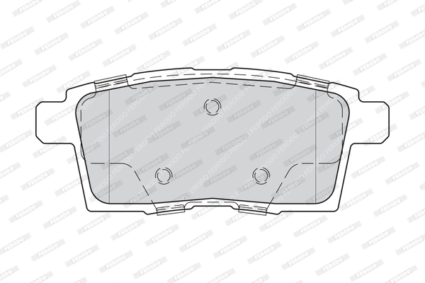 FERODO FDB4366 - Комплект тормозных колодок, дисковый тормоз PREMIER