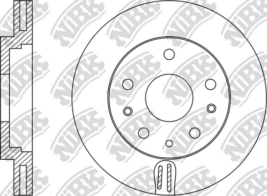 NIBK RN1501 - Тормозные диски