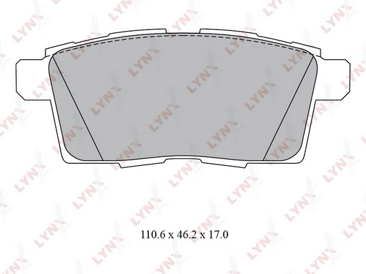 LYNXAUTO BD-5124 - Тормозные колодки 