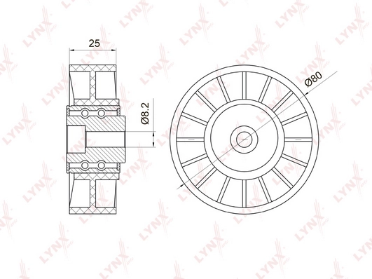 Натяжной ролик