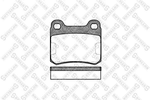 STELLOX 168 010-SX - Тормозные колодки 