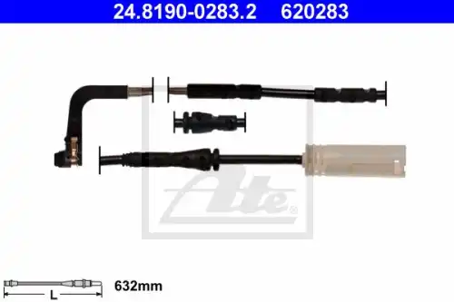 ATE 24819002832 - Датчик износа тормозных колодок