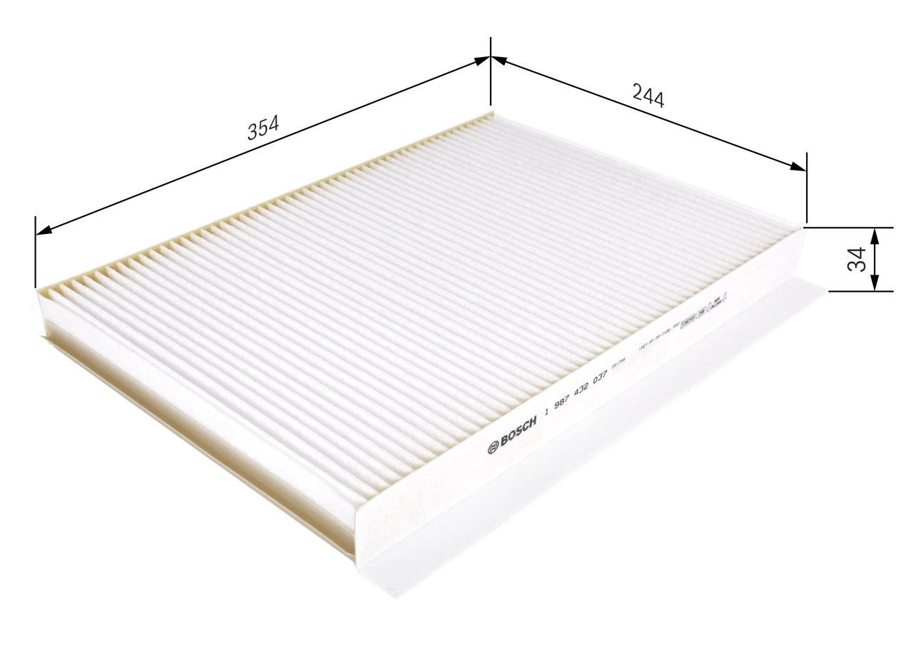 BOSCH 1 987 432 037 - Салонный фильтр