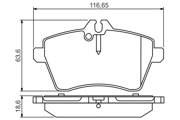 BOSCH 0 986 495 273 - Тормозные колодки 