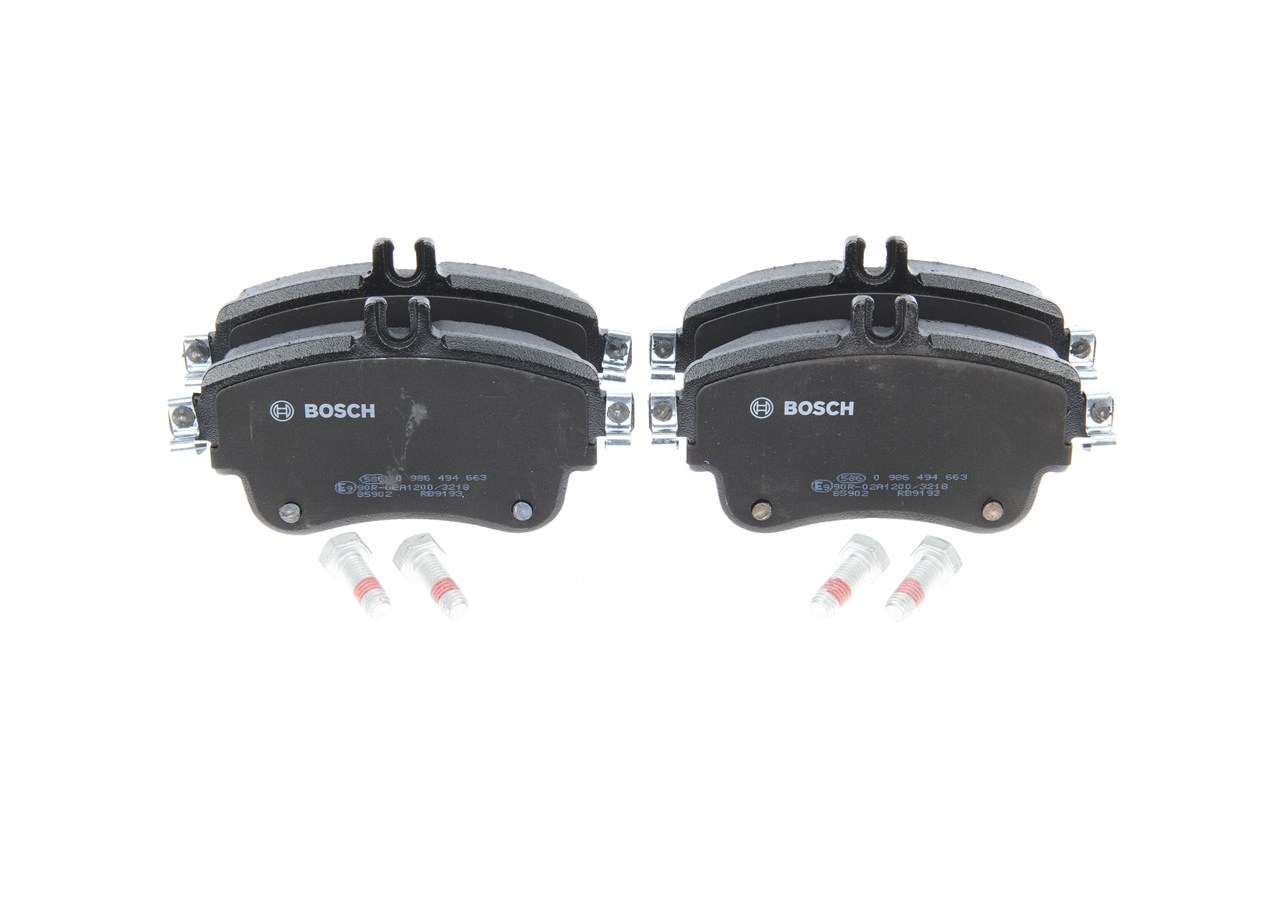 BOSCH 0 986 494 663 - Тормозные колодки 