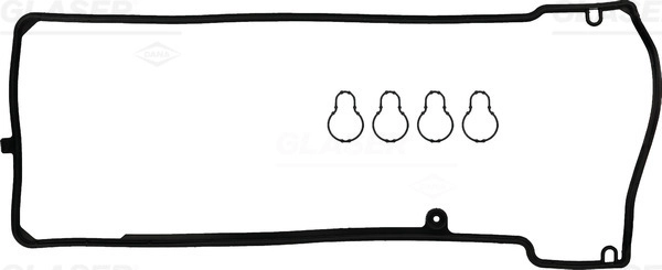 GLASER V36858-00 - Прокладка клапанной крышки