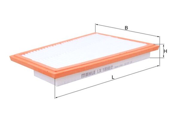 KNECHT LX 1850/2 - Воздушный фильтр