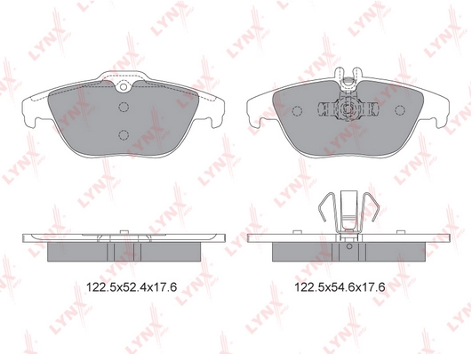 LYNXAUTO BD-5319 - Тормозные колодки 