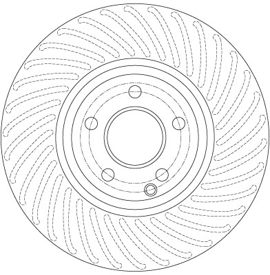 TRW DF6195S - Тормозные диски