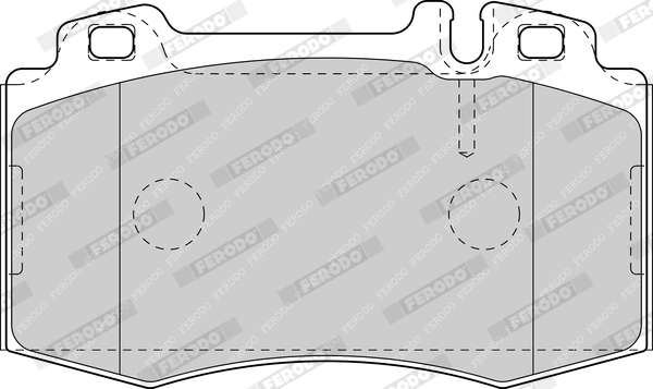 FERODO FDB1426 - Комплект тормозных колодок, дисковый тормоз PREMIER ECO FRICTION