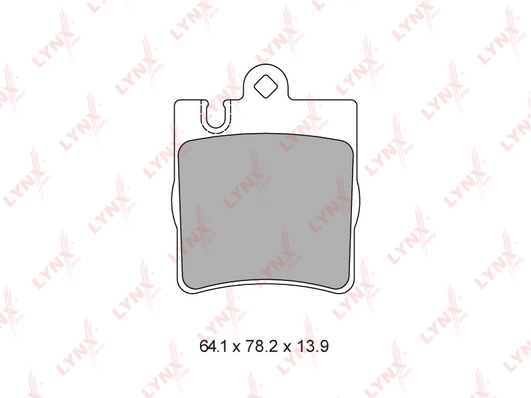 LYNXAUTO BD-5321 - Тормозные колодки 