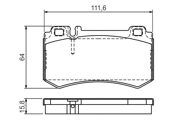 BOSCH 0 986 494 356 - Тормозные колодки 