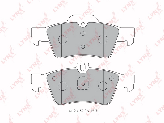 LYNXAUTO BD-5325 - Тормозные колодки 