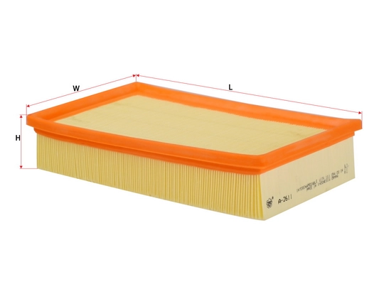 SAKURA AUTOMOTIVE A-2611 - Воздушный фильтр