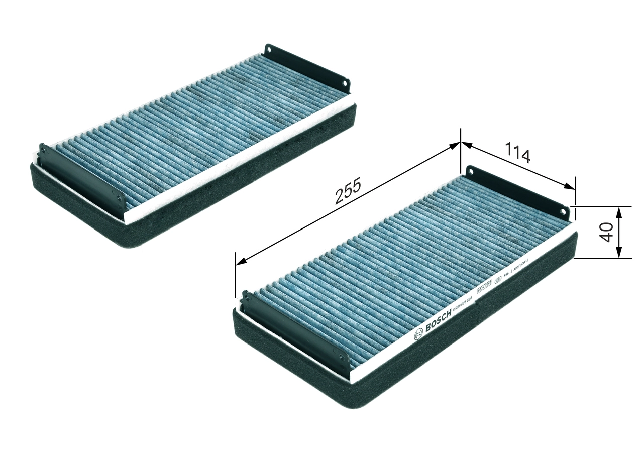 BOSCH 0 986 628 528 - Фильтр, воздух во внутренном пространстве ФИЛЬТР+