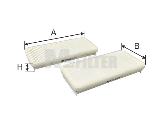 MFILTER K 921-2 - Салонный фильтр