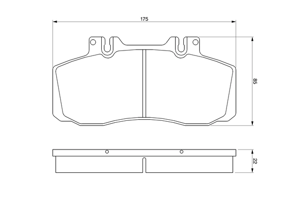 BOSCH 0 986 468 350 - Тормозные колодки 