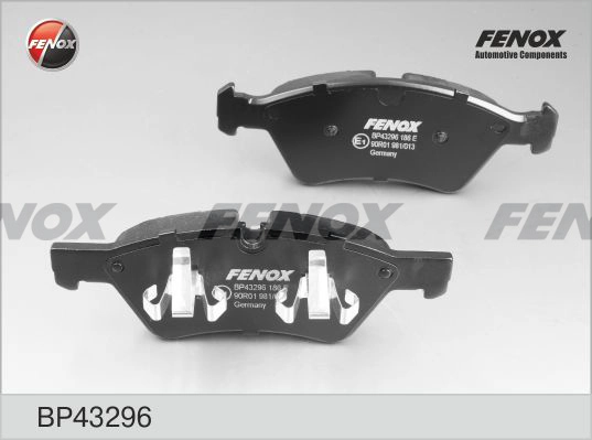 FENOX BP43296 - Тормозные колодки 