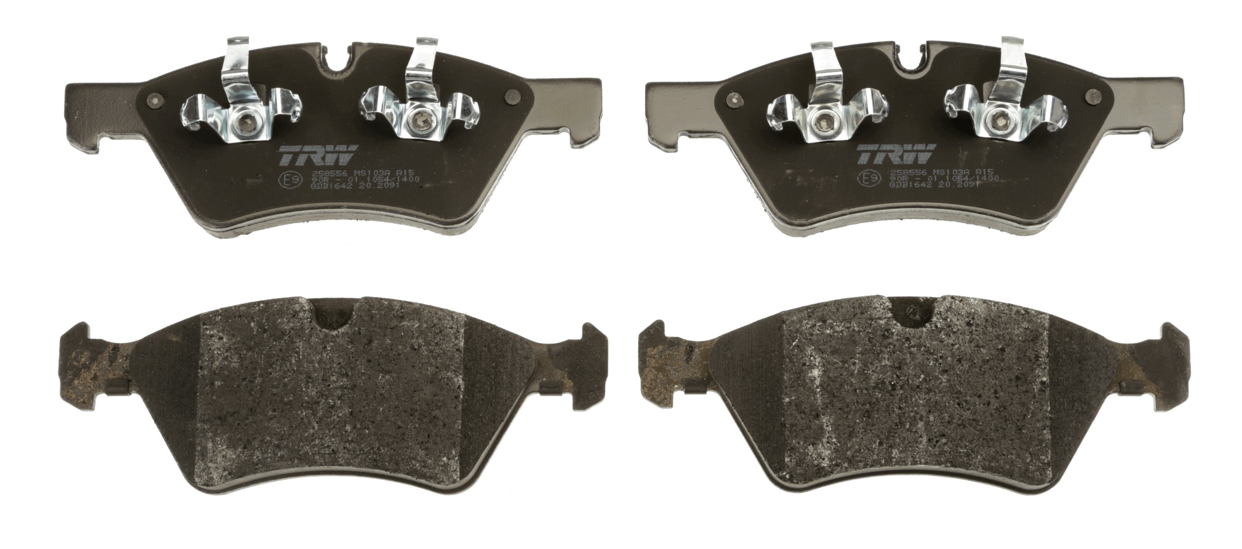 TRW GDB1642 - Комплект тормозных колодок, дисковый тормоз COTEC