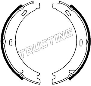 TRUSTING 052.121 - Барабанные колодки