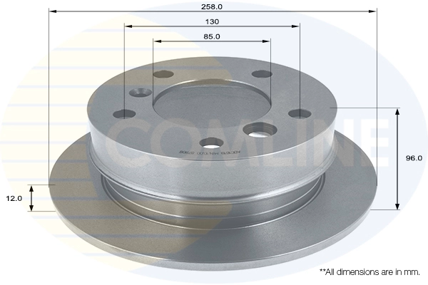 COMLINE ADC1619 - Тормозной диск Comline