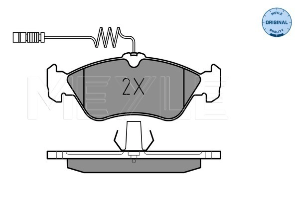 MEYLE 025 215 9218 - Комплект тормозных колодок, дисковый тормоз MEYLE-ORIGINAL: True to OE.