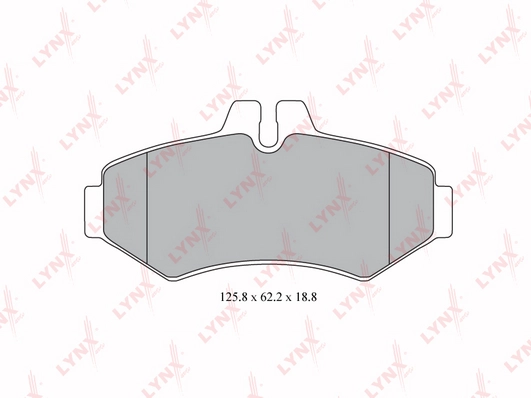 LYNXAUTO BD-5340 - Тормозные колодки 