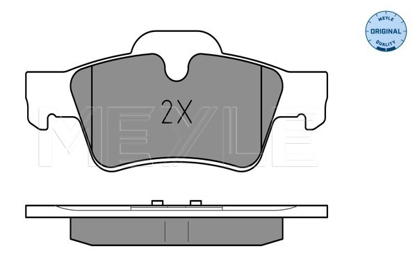 MEYLE 025 239 2318 - Комплект тормозных колодок, дисковый тормоз MEYLE-ORIGINAL: True to OE.