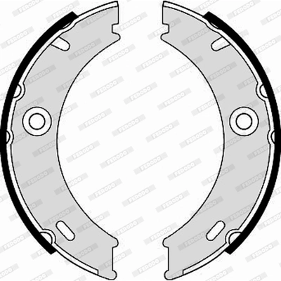 FERODO FSB625 - Комплект тормозных колодок, стояночная тормозная система PREMIER