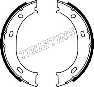 TRUSTING 052.126 - Барабанные колодки