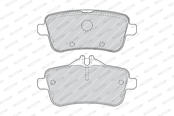 FERODO FDB4169 - Комплект тормозных колодок, дисковый тормоз PREMIER