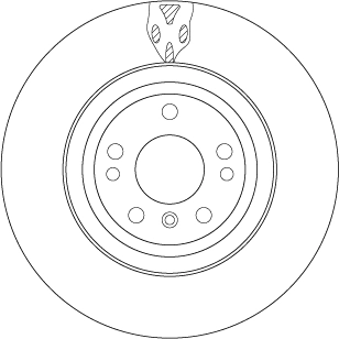 TRW DF6833S - Тормозные диски