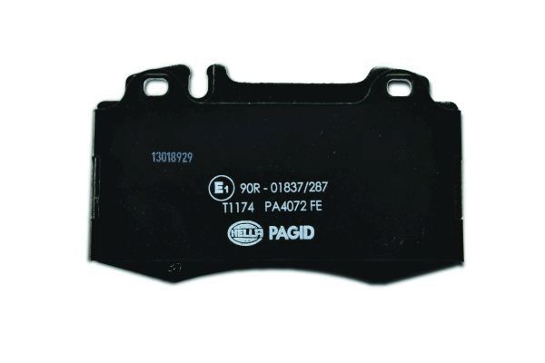 HELLA 8DB 355 008-691 - Тормозные колодки 