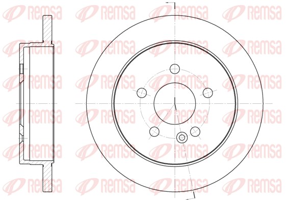 REMSA 6799.00 - Тормозные диски
