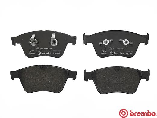 BREMBO P 50 105 - Комплект тормозных колодок, дисковый тормоз PRIME LINE