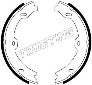 TRUSTING 052.134 - Барабанные колодки