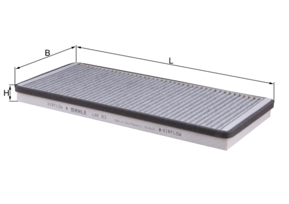 MAHLE LAK 83 - Салонный фильтр