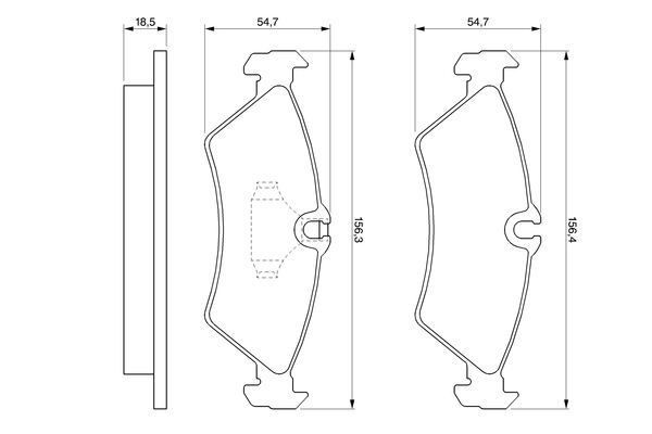 BOSCH 0 986 424 219 - Тормозные колодки 