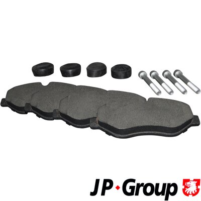 JP GROUP 1163601710 - Комплект тормозных колодок, дисковый тормоз JP GROUP