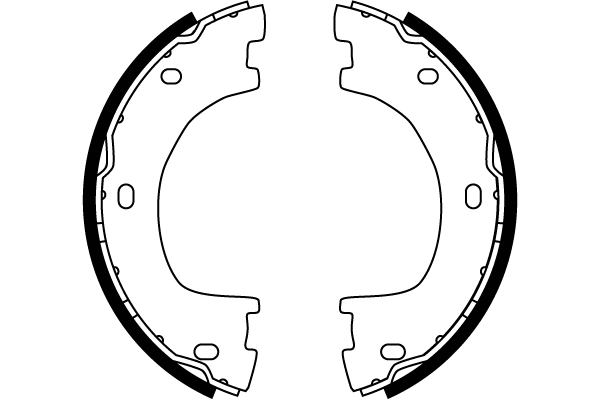 TRW GS8777 - Барабанные колодки