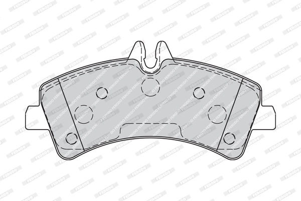FERODO FVR1779 - Комплект тормозных колодок, дисковый тормоз PREMIER ECO FRICTION