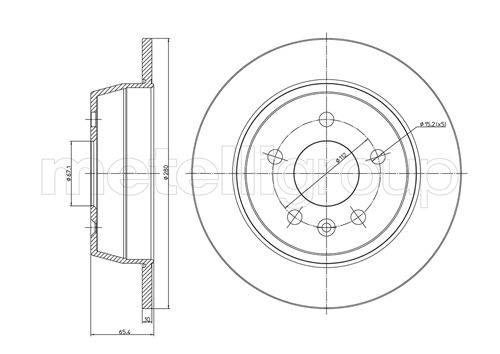 TRUSTING DF202 - Тормозные диски